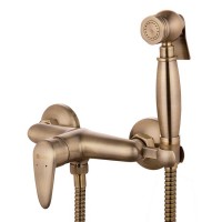 Смеситель с гигиеническим душем LEMARK Pramen LM3318B встраиваемый со скрытой частью в комплекте бронза
