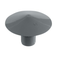 Грибок (дефлектор) Pro Aqua Comfort пластиковый для канализационной трубы d50 мм