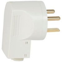 Вилка силовая для подключения электроплит Legrand (55152) угловая с заземлением 2Р+N 3 фазы 20 А 380 В IP44 слоновая кость
