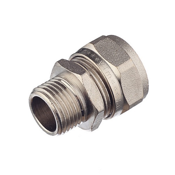 Соединитель прямой VALTEC (VTm.301.N.002004) 20 обж(ц) х 1/2 НР(ш)