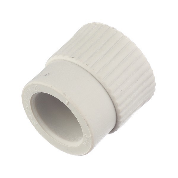 Муфта полипропиленовая FV-PLAST (217026) 25 мм х 1/2 ВР(г) серая