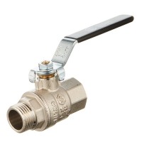 Кран шаровой латунный Stout (SVB-0003-000015) 1/2 ВР(г) х 1/2 НР(ш) ручка прямой