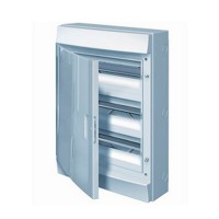 Щит распределительный навесной ABB Mistral41 пластиковый IP41 507х382х120 мм 54 модуля непрозрачная дверь с клеммами