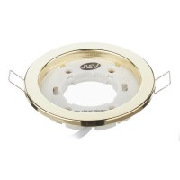 Светильник встраиваемый REV GX53 d100 мм круглый IP20 золото