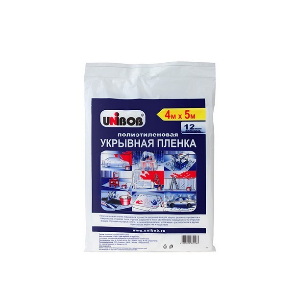 Пленка защитная Unibob 12 мкм 4х5 м (20 кв.м)