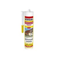 Герметик силиконовый нейтральный Soudal прозрачный 280 мл
