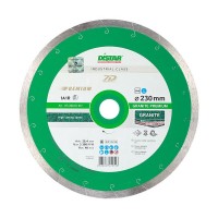 Диск алмазный по керамограниту Distar 7D (11320061017) 230x25,4x1,9 мм сплошной мокрый рез