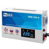Стабилизатор напряжения RUCELF SRW-550-D однофазный 220 В 0,5 кВА релейный навесной