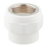 Муфта полипропиленовая VALTEC (VTp.702.0.03206) 32 мм х 1 ВР(г)