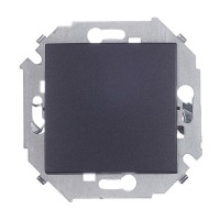 Выключатель Simon 15 1591101-038 одноклавишный скрытая установка графит