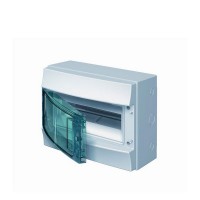 Щит распределительный навесной ABB Mistral65 пластиковый IP65 255х320х155 мм 12 модулей с клеммами