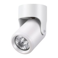 Светильник накладной NOVOTECH PIPE (370454) поворотный GU10 d75х134 мм 50 Вт 220 В IP20 цилиндрический белый
