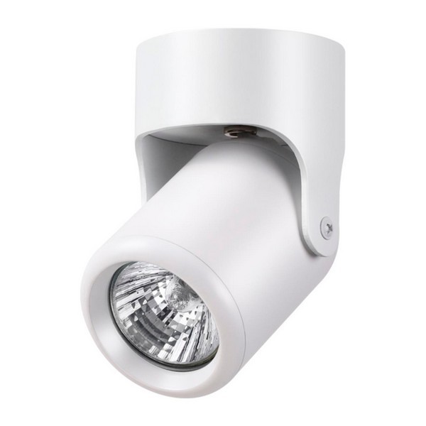 Светильник накладной NOVOTECH PIPE (370454) поворотный GU10 d75х134 мм 50 Вт 220 В IP20 цилиндрический белый