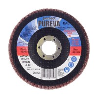 Круг лепестковый по металлу/древесине Pureva (447343/3438) 125х22,2 мм P40