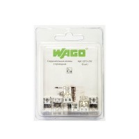 Клемма на 2 провода Wago 2273-202 0,5-2,5 кв. мм без пасты (6 шт.)