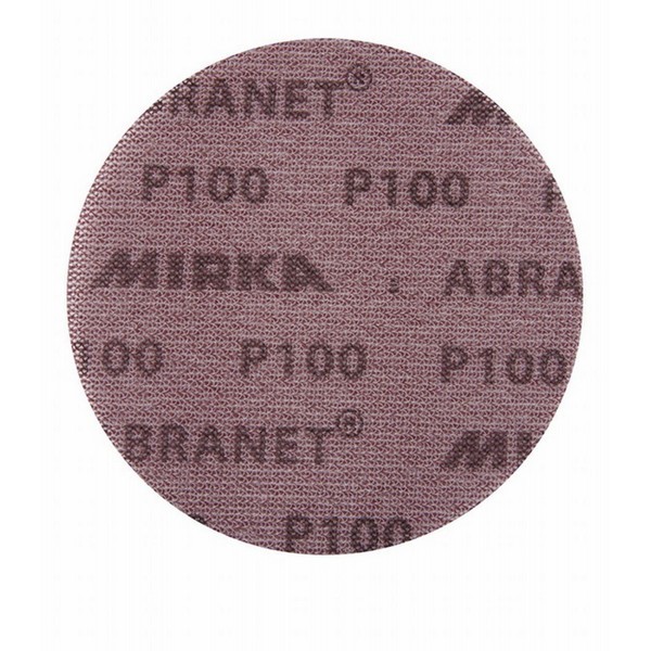 Диск шлифовальный Mirka Abranet d150 мм P100 на липучку сетчатая основа (5 шт.)