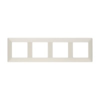 Рамка Legrand Valena LIFE 754044 четырехместная универсальная слоновая кость