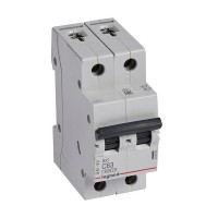 Автоматический выключатель Legrand RX3 (419703) 2P 63А тип C 4,5 кА 220 В на DIN-рейку