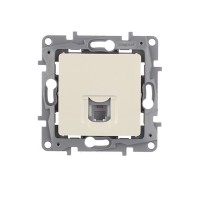 Розетка телефонная Legrand Etika 672340 скрытая установка слоновая кость один модуль RJ11