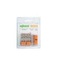 Клемма на 5 проводов Wago 221-415 0,2-4 кв. кв. мм без пасты (6 шт.)