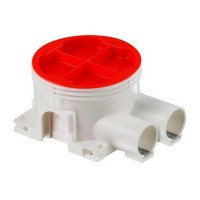 Коробка распределительная ABB d71х47 мм 2 ввода IP44 непрозрачная крышка безгалогенная