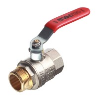 Кран шаровой латунный VALTEC Base (VT.215.N.05) 3/4 ВР(г) х 3/4 НР(ш) ручка прямой