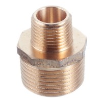 Ниппель переходной Viega (320287) 1 НР(ш) х 1/2 НР(ш) бронзовый
