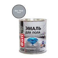Эмаль для пола Dali гладкая глянцевая cерый RAL 7040 2 л