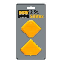 Шпатель для нанесения герметика резиновый Hardy набор (2 шт.)