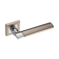 Ручка дверная Palladium Revolution Oscar SN/CP квадратная розетка (хром)