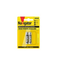Батарейка Navigator AAA мизинчиковая LR03 1,5 В 650 мАч (2 шт.)