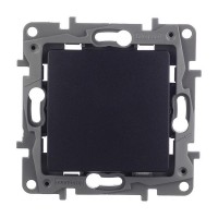 Переключатель Legrand Etika 672605 одноклавишный на 2 направления скрытая установка антрацит