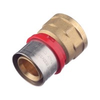 Соединитель прямой Tiemme 32(пресс) х 1 ВР(г)