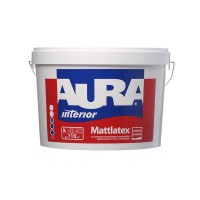 Краска водно-дисперсионная Aura Interior Mattlatex моющаяся основа TR 9 л