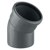 Отвод Pro Aqua Comfort d110 мм 30° пластиковый для внутренней канализации