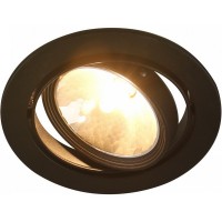 Светильник встраиваемый ARTE LAMP G9 d180 мм поворотный 33 Вт 220 В круглый IP20 черный