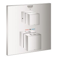 Смеситель термостат для душа GROHE Grohtherm Cube 24153000 без встраиваемого механизма в комплекте