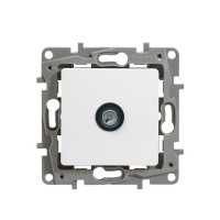 Розетка телевизионная Legrand Etika 672251 одиночная скрытая установка белая