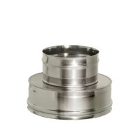 Переходник Дымок с d150х230 мм на d150 мм с изоляцией AISI 439