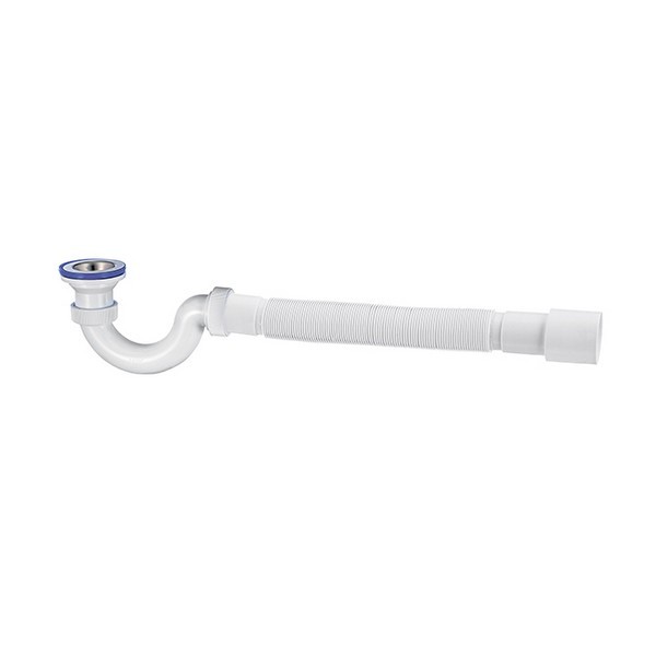 Сифон душевого поддона VIRPLAST by WIRQUIN 30987087 1/2"х40 c выпуском D 70 мм гибким соединением 40/50
