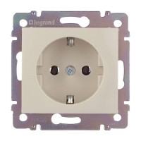 Розетка Legrand Valena 695612 скрытая установка слоновая кость с заземлением