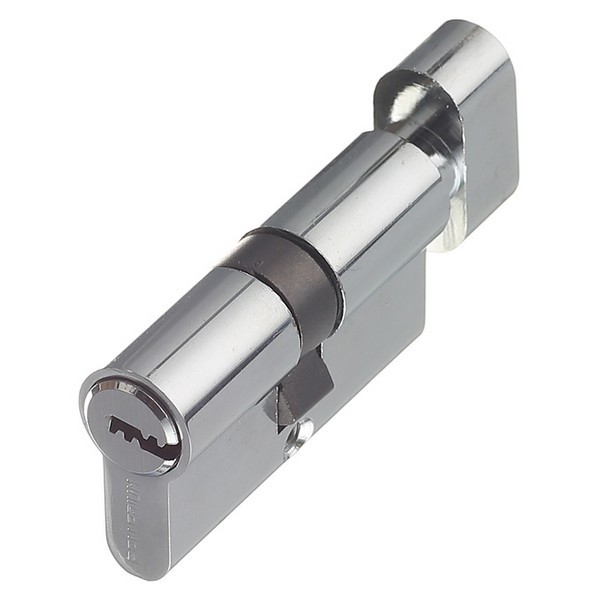 Цилиндр Palladium AL 60 C T01 CP 60 (30х30) мм ключ/вертушка хром