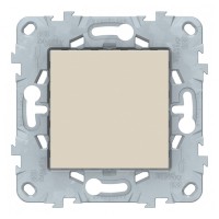Заглушка Schneider Electric Unica NEW NU586644 скрытая установка бежевая 45x45 мм
