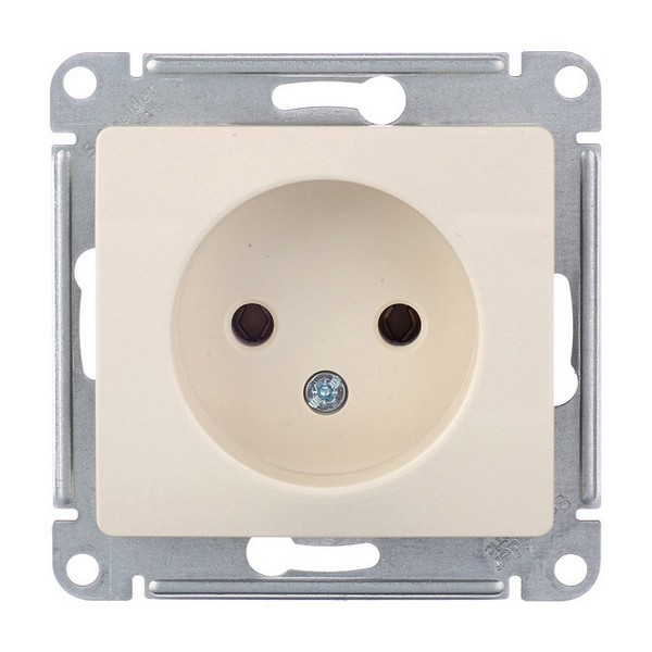 Розетка Schneider Electric Glossa GSL000241 скрытая установка бежевый без заземления