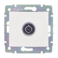 Розетка телевизионная Legrand Valena 694284 одиночная скрытая установка белая