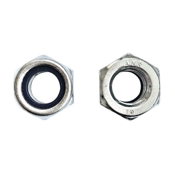 Гайка самоконтрящаяся оцинкованная M6 DIN 985 10 (30 шт.)