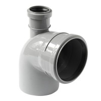Отвод Pro Aqua Comfort d110х50 мм 87,5° прямой