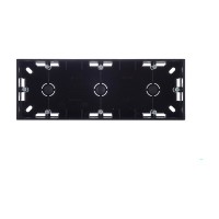 Коробка монтажная Simon 15 1590753-038 трехместная открытая установка графит
