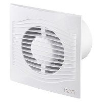 Вентилятор осевой DiCiTi Slim 4C 158х162 мм d100 мм белый