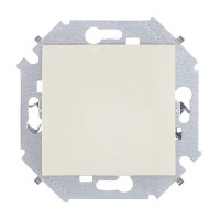 Переключатель Simon 15 1591201-031 одноклавишный на 2 направления скрытая установка слоновая кость